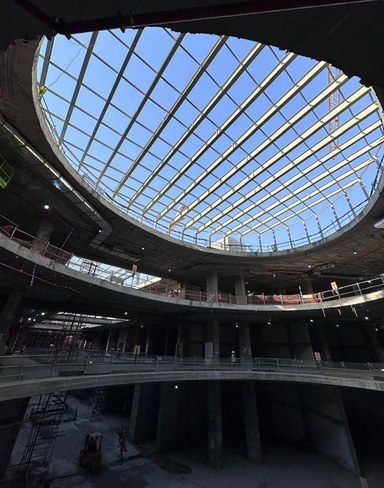 Avenues Mall atrium skylight