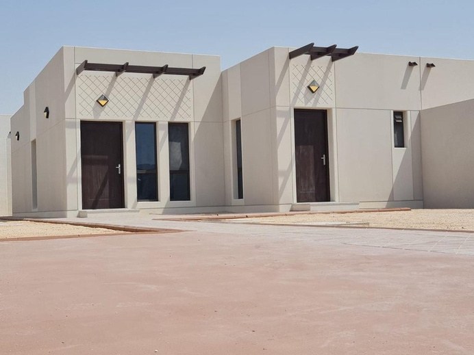 Completed housing villas